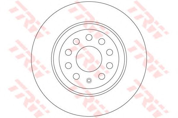 Купить запчасть TRW - DF6504 Диск тормозной задний VW GOLF VII 300мм DF6504