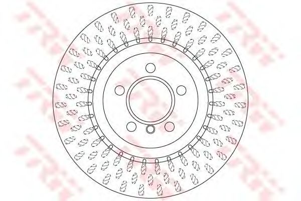 Купить запчасть TRW - DF6506S Диск тормозной передний RANGE ROVER III DF6506S