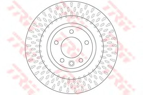 Купить запчасть TRW - DF6528S Диск тормозной задний RANGE ROVER SPORT (LW) (4/13- ) DF6528S