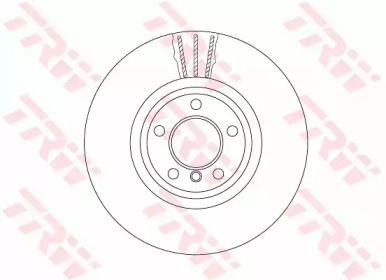 Купить запчасть TRW - DF6615S Диск тормозной передний BMW F10, F01 (не для страны произв Германия) DF6615S