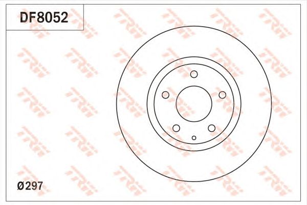 Купить запчасть TRW - DF8052 Диск тормозной передний MAZDA 6 2012-, CX-5 2011- DF8052