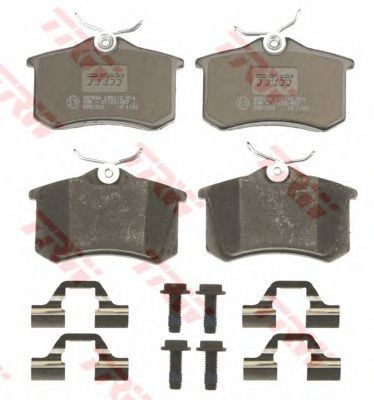 Купить запчасть TRW - GDB1330 Колодки задние AUDI A4 (B5, B6) A6 (C5), CITROEN C4, PEUGEOT 307, 308 GDB1330