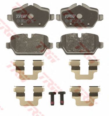 Купить запчасть TRW - GDB1612 Колодки тормозные дисковые зад BMW 1 (E81) 116 i 04.2007 - 12.2011 <=> BMW 1 (F20) 116 i 12.2010 - 