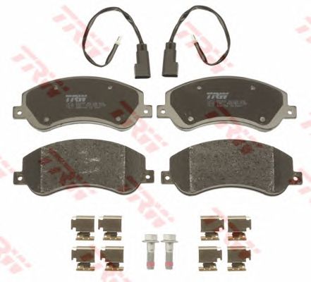 Купить запчасть TRW - GDB1724 Колодки передние FORD TRANSIT 06- GDB1724