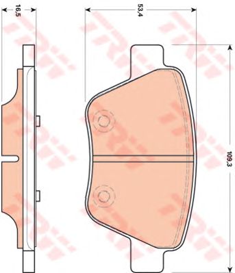 Купить запчасть TRW - GDB1841 Колодки задние VW GOLF VI, JETTA IV, SKODA OCTAVIA (1Z_) GDB1841