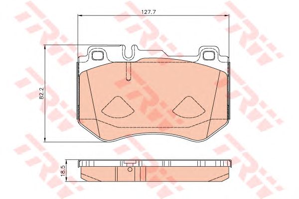 Купить запчасть TRW - GDB2078 Колодки тормозные дисковые перед MB W205 1.6-2.2i/D 13>