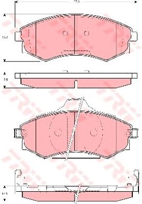 Купить запчасть TRW - GDB3283 