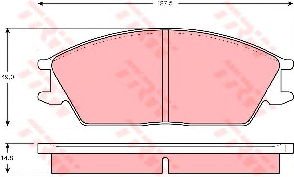 Купить запчасть TRW - GDB373 