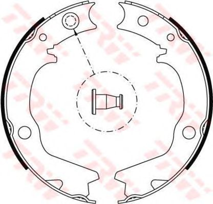 Купить запчасть TRW - GS8479 Колодки барабанные MITSUBISHI GALANT VI, LANCER (CS) GS8479