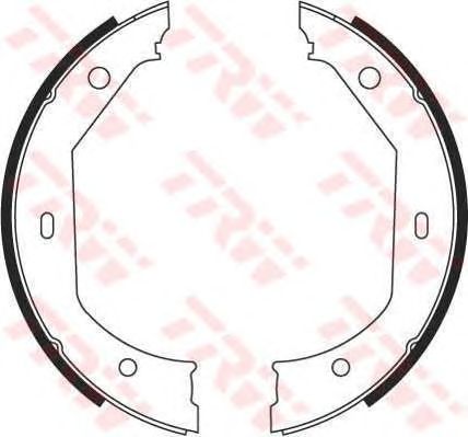 Купить запчасть TRW - GS8656 Колодки тормозные барабанные зад BMW 5 (E39) 523 i 11.1995 - 09.2000 <=> BMW 5 (E39) 520 i 01.1996 - 06.2003