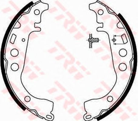 Купить запчасть TRW - GS8673 Колодки тормозные барабанные зад Geely International Corporation KINGKONG 2006 >>FAW Tianjin Xiali Automobile Co., Ltd VELA 2002 >>, VIZI 2003 >>