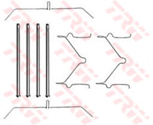 Купить запчасть TRW - PFK290 Ремкомплект для передн колодок TOYOTA HILUX II PFK290