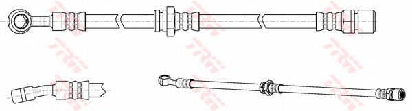 Купить запчасть TRW - PHD1017 Шланг тормозной перед прав CHEVROLET Lacetti,NubiraCHEVROLET LACETTI 2005 >>, NUBIRA 2005 >>