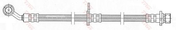 Купить запчасть TRW - PHD463 Шланг тормозной передн правый HONDA CIVIC VII 01-05 PHD463