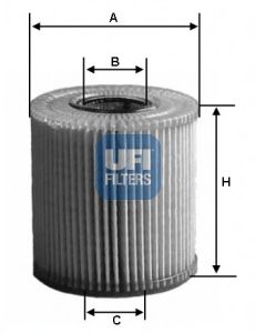 Купить запчасть UFI - 25.048.00 Фильтр масляный BMW 5 E60, 7 E65,. X3 E83, X5 E53/70 3.0/3.5D 25.048.00