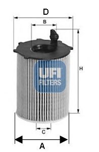 Купить запчасть UFI - 25.142.00 Фильтр масляный BMW 1 F20, 3 E90/F30, 5 F10, 7 F01, X1 E84, X3 F25, X5 F15 1.4D-4.0D 25.142.00