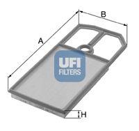 Купить запчасть UFI - 30.124.00 Фильтр воздушный VW GOLF IV 1.4/1.6i 30.124.00