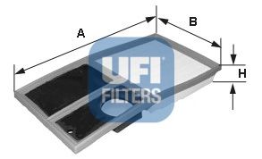 Купить запчасть UFI - 30.342.00 Фильтр воздушный SKODA FABIA I/II 1.4/1.6, OCTAVIA II 1.4i 30.342.00