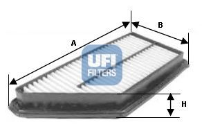 Купить запчасть UFI - 30.574.00 Фильтр воздушный KIA SPORTAGE III, CARENS IV, HYUNDAI ix35, i40 1.6-2.0 30.574.00