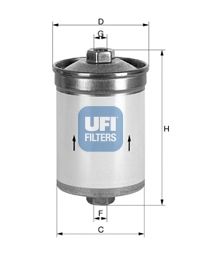 Купить запчасть UFI - 31.502.00 Фильтр топливный бензиновый AUDI 100/A6 (C4) 2.3i 31.502.00