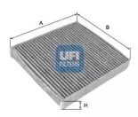 Купить запчасть UFI - 54.266.00 Фильтр салонный угольный TOYOTA COROLLA E18, RAV4 III/IV, LAND ROVER DISCOVERY V, R.ROVER IV 54.266.00