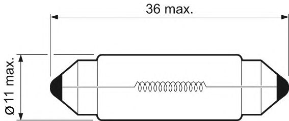 Купить запчасть Valeo - 032217 Лампа C5W Essential, MITSUBISHI PAJERO III (V7_W, V6_W) 3.2 Di-D 04.2000 - 10.2001 <=> MITSUBISHI PAJERO III (V7_W, V6_W) 3.5 04.2000 - 01.2007