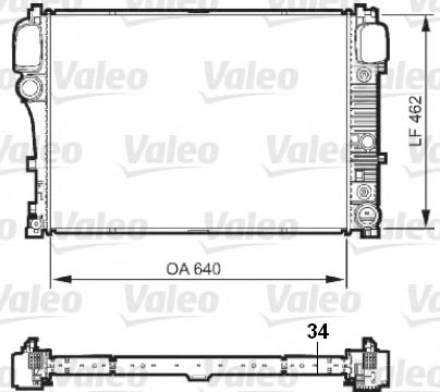 Купить запчасть VALEO - 735299 Снято Радиатор охлаждения двигателя 735299