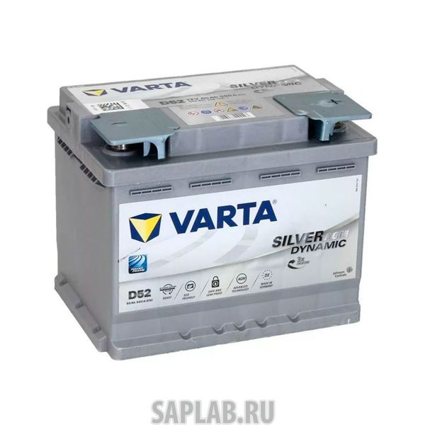 Купить запчасть VARTA - 560901068 Start-Stop Plus D52 60/Ч 560901068