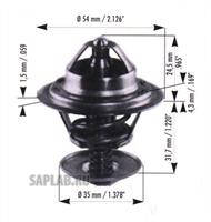 Купить VERNET - TH143987J Термостат AU A6 94-10, 100 ( -94), 80 (86-94); VW Golf  -04; Passat 85-00, Polo 95-01, Vento 91-98; SK Felicia 97-01;