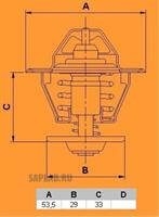 Купить запчасть VERNET - TH629482J Термостат HY Santa Fe 10-, Sonata 05-09, Accent 95-10, Elantra 00-06, Tucson 04-10, Getz 02-09, i30 07-12; KI Rio 05-11, Sportage 04-10, Sorento 02-, Cee