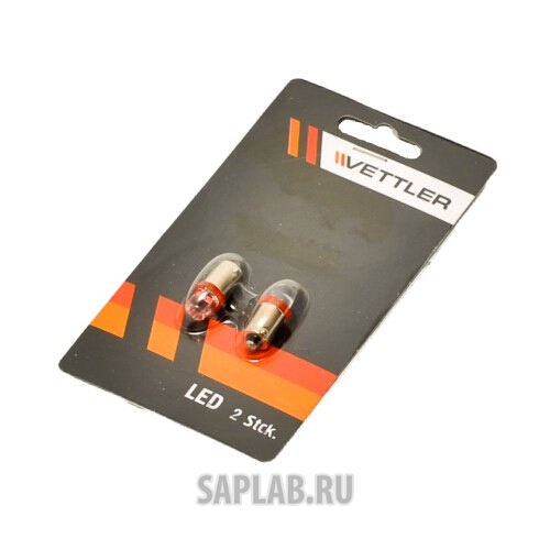 Купить запчасть VETTLER - 12V4WRED Лампа светодиодная 12 V 4 W 1 LED красная повторит.подсв фары (2шт) VETTLER