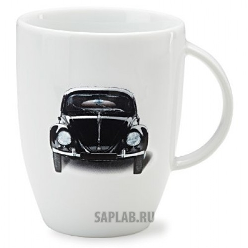 Купить запчасть VOLKSWAGEN - 000069601AM Фарфоровая кружка Volkswagen Classic Mug Beetle, артикул 000069601AM