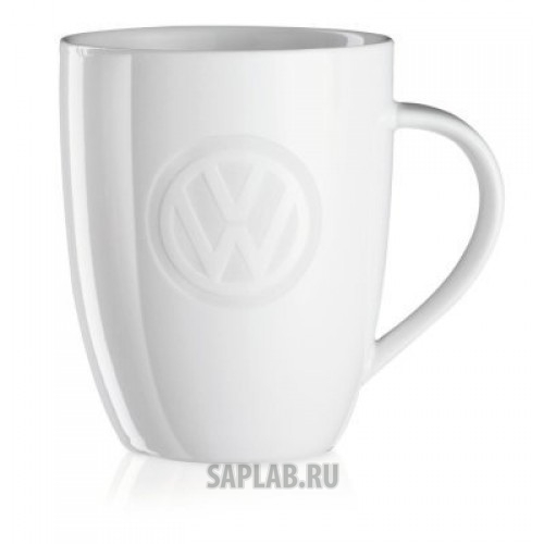 Купить запчасть VOLKSWAGEN - 000069601E Фарфоровая кружка Volkswagen Porcelain Mug White Logo, артикул 000069601E