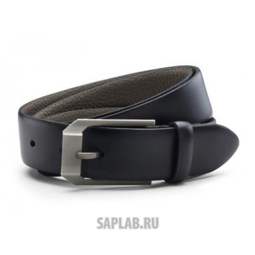 Купить запчасть VOLKSWAGEN - 000084310APG Двусторонний кожаный ремень Volkswagen Leather Reversible Belt, Black-Taupe, артикул 000084310APG