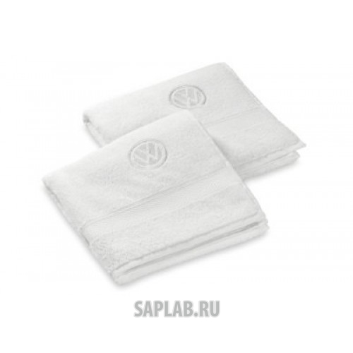 Купить запчасть VOLKSWAGEN - 000084501C084 Полотенце для рук Volkswagen Logo Hands Towel, White, артикул 000084501C084