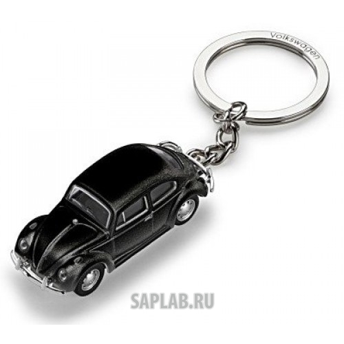 Купить запчасть VOLKSWAGEN - 000087010ASJKA Брелок для ключей Volkswagen Beetle 3D, Classic Key Tag, артикул 000087010ASJKA