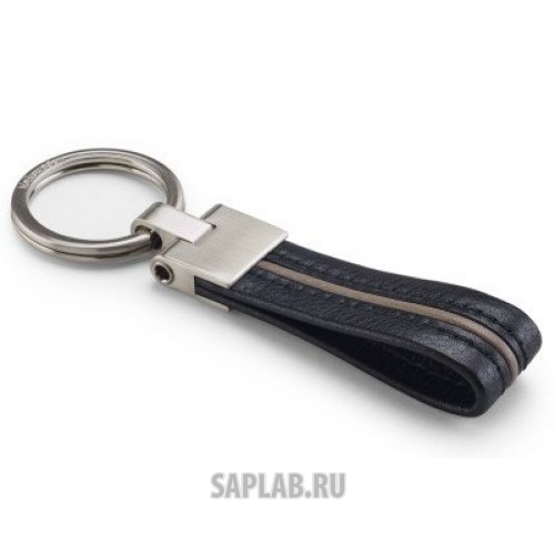 Купить запчасть VOLKSWAGEN - 000087011HGXU Брелок на кожаном ремешке Volkswagen Business Keyring, Leather-Metall, артикул 000087011HGXU