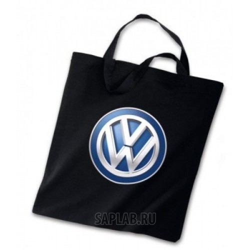 Купить запчасть VOLKSWAGEN - 000087317B Хлопковая сумка с ручками Volkswagen Logo Cotton Bag, Black, артикул 000087317B