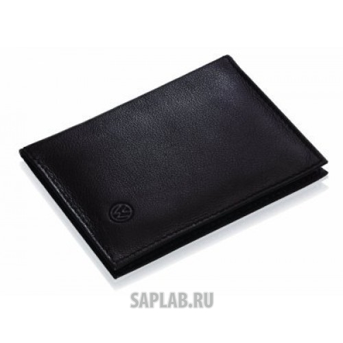 Купить запчасть VOLKSWAGEN - 000087404C Кожаный футляр для автодокументов Volkswagen Document Leather Case Black, артикул 000087404C