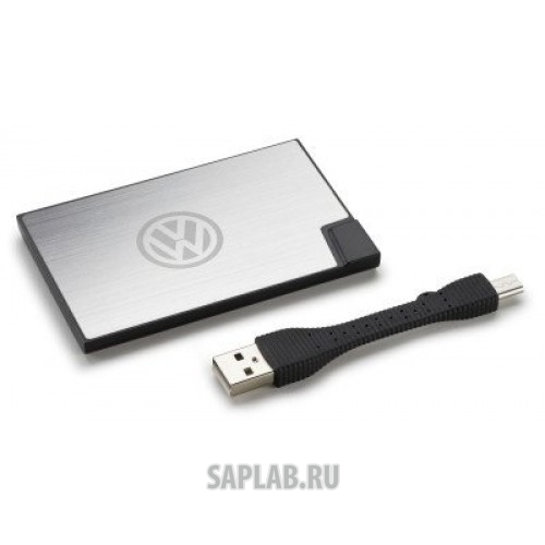 Купить запчасть VOLKSWAGEN - 000087703DHYPN Мобильный аккумулятор Volkswagen Power Bank, 1500 mAh, артикул 000087703DHYPN