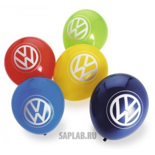 Купить запчасть VOLKSWAGEN - 000087703N Разноцветные воздушные шары Volkswagen Colored Ballons, артикул 000087703N