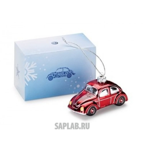 Купить запчасть VOLKSWAGEN - 000087790B Ёлочная игрушка Volkswagen Beetle Christmas Toy, артикул 000087790B