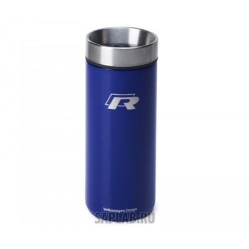 Купить запчасть VOLKSWAGEN - 15D069604 Термокружка Volkswagen R Collection Thermo Mug, Blue, артикул 15D069604