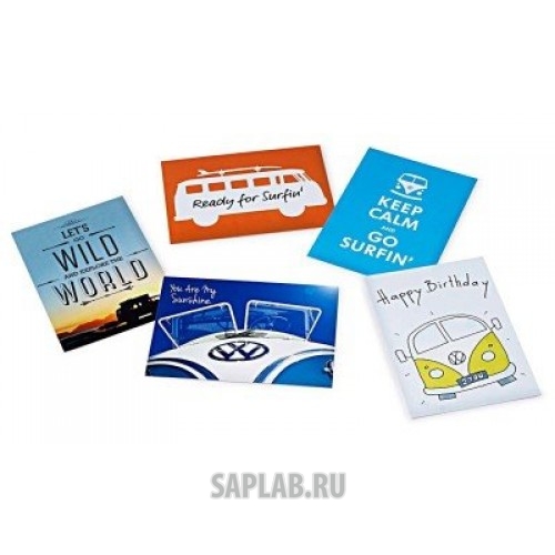 Купить запчасть VOLKSWAGEN - 211087703 Набор почтовых открыток Volkswagen T1 Bulli Postcards Set, артикул 211087703