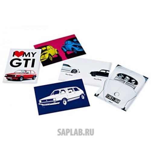 Купить запчасть VOLKSWAGEN - 211087703A Набор почтовых открыток Volkswagen Postcards Set, артикул 211087703A