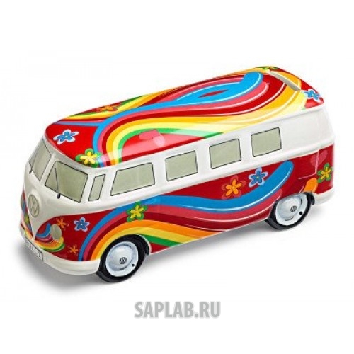 Купить запчасть VOLKSWAGEN - 211087709B2K2 Копилка для мелочи в форме Volkswagen T1 Bulli Flower Moneybox, артикул 211087709B2K2