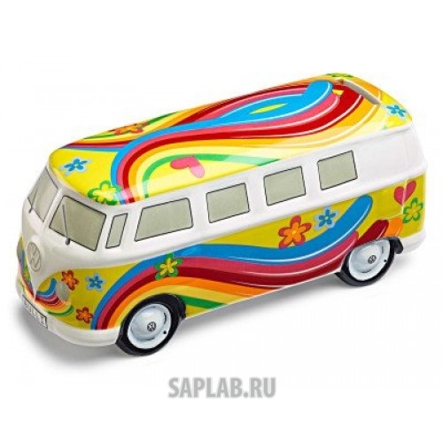 Купить запчасть VOLKSWAGEN - 211087709C18R Копилка для мелочи в форме Volkswagen T1 Bulli Flower Power Moneybox, артикул 211087709C18R