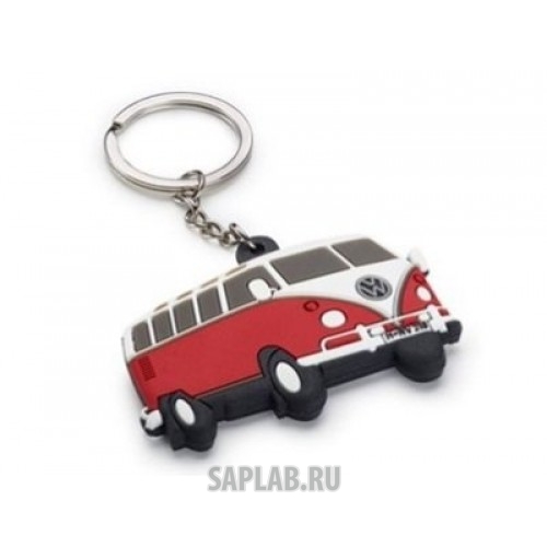 Купить запчасть VOLKSWAGEN - 2K0087010 Резиновый брелок Volkswagen T1 Bulli, Red, артикул 2K0087010