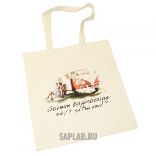 Купить запчасть VOLKSWAGEN - 2K0087317 Хлопковая хозяйственная сумка Volkswagen T1 Bulli Shopping Bag, артикул 2K0087317