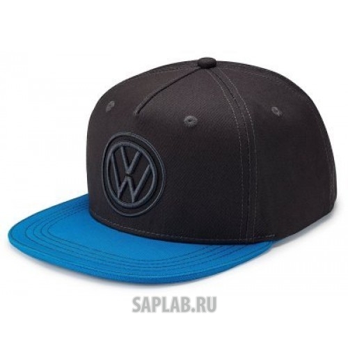 Купить запчасть VOLKSWAGEN - 33D084300 Бейсболка Volkswagen Baseball Cap, Flat Brim, Dark Grey/Blue